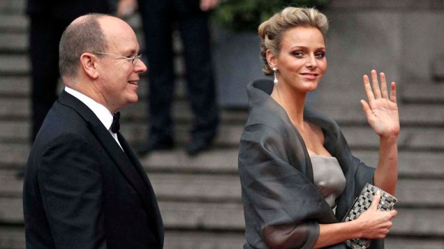 Príncipe Albert II de Mônaco e sua noiva, Charlene Wittstock na Suécia, 2010
