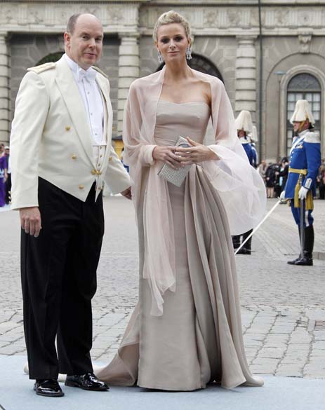 Príncipe Albert II de Mônaco e sua noiva, Charlene Wittstock na Suécia, 2010