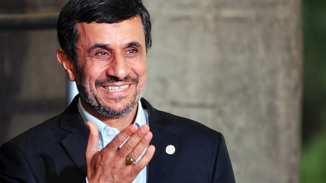 Presidente do Irã, Mahmoud Ahmadinejad durante A Conferência das Nações Unidas sobre Desenvolvimento Sustentável Rio +20