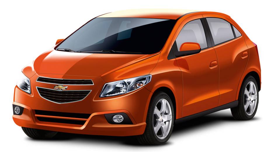 Projeção do novo Chevrolet Onix