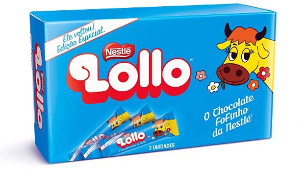 Nestlé relança chocolate Lollo