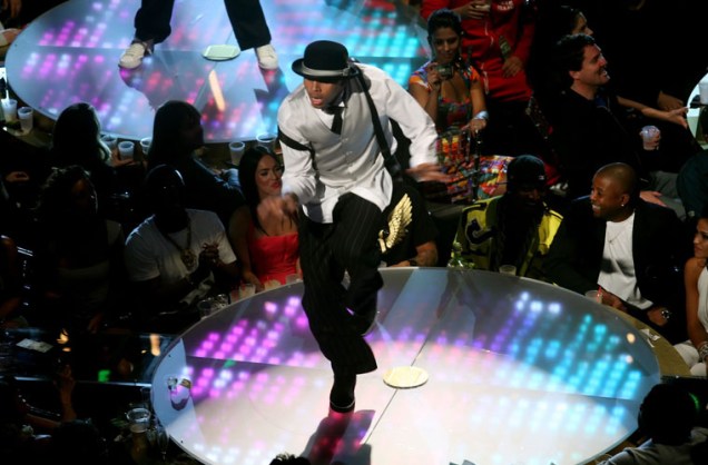 Em 2007, se apresentando no VMA, da MTV americana.