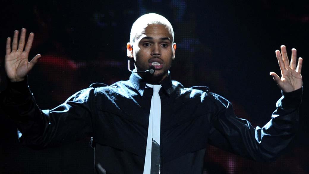 O cantor Chris Brown