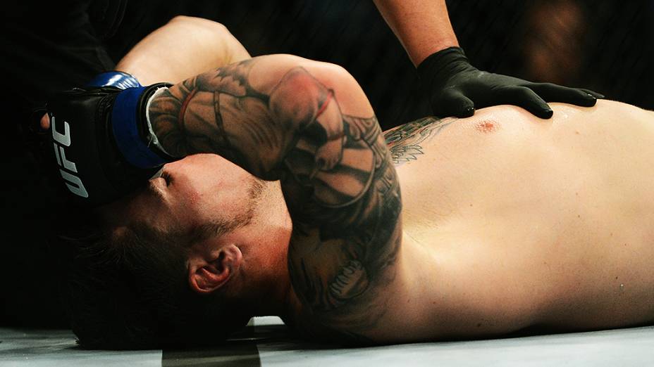 O americano Chris Camozzi no UFC Jaraguá do Sul, norte de Santa Catarina