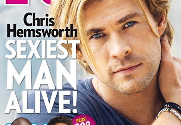 Deus nórdico' Chris Hemsworth é o mais sexy da 'People