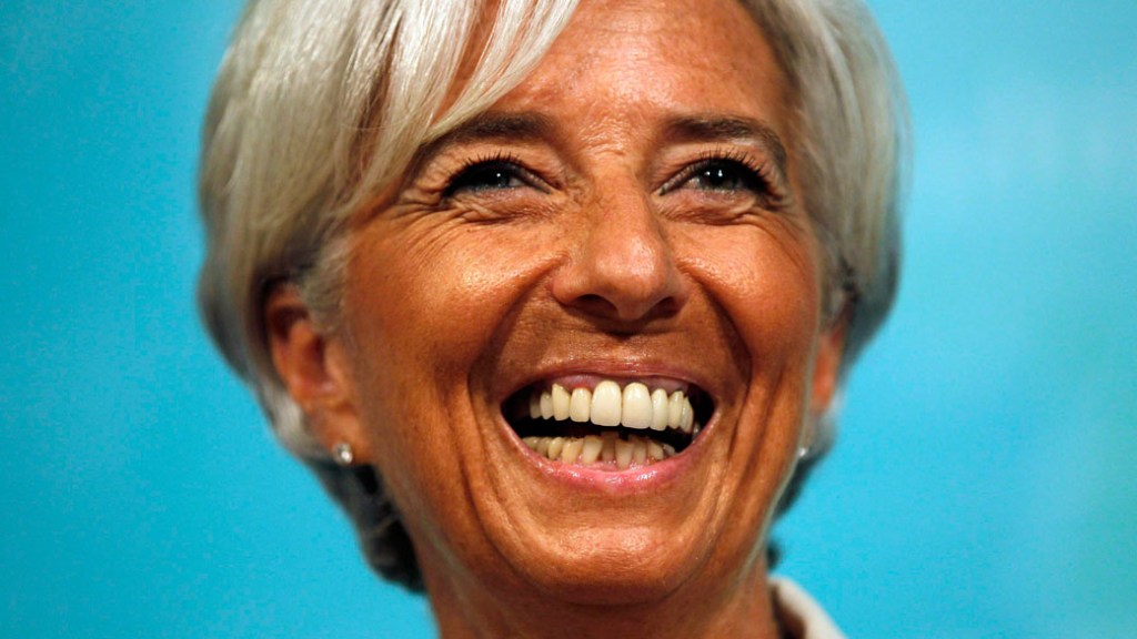 Diretora-gerente do FMI, Christine Lagarde