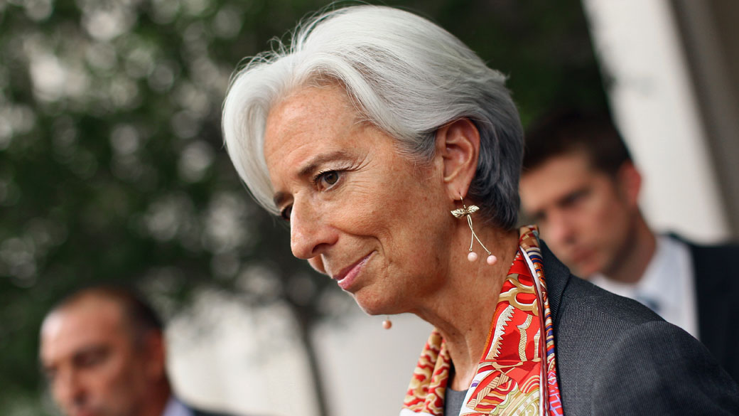 Christine Lagarde, diretora do FMI