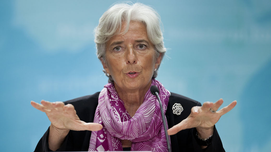 Christine Lagarde, diretora do FMI