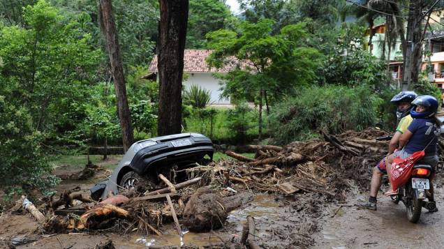 Destruição causada pelas chuvas em Teresópolis, Rio de Janeiro - 12/01/2011