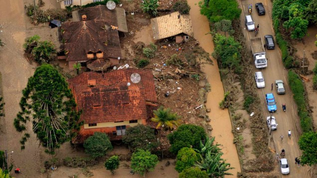 Destruição causada pelas chuvas em Teresópolis, Rio de Janeiro - 13/01/2011