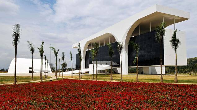 Centro administrativo projetado pelo arquiteto Oscar Niemeyer, em Belo Horizonte