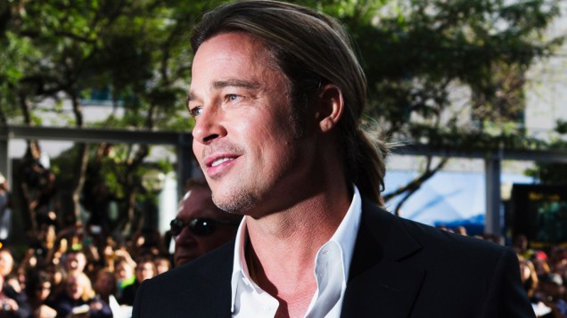 Brad Pitt chega para a exibição do filme 12 Years a Slave no 38º Festival Internacional de Cinema de Toronto