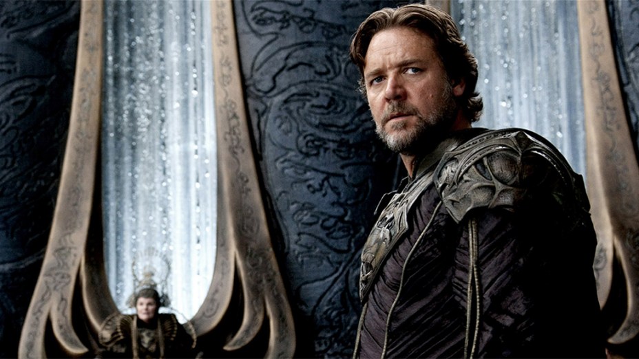 Jor-El (Russell Crowe), no filme "Homem de Aço"