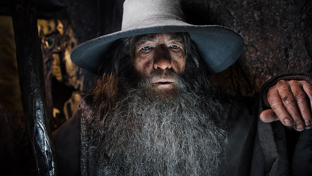 O mago Gandalf (Ian McKellen) em cena do filme 'O Hobbit - A Desolação de Smaug'