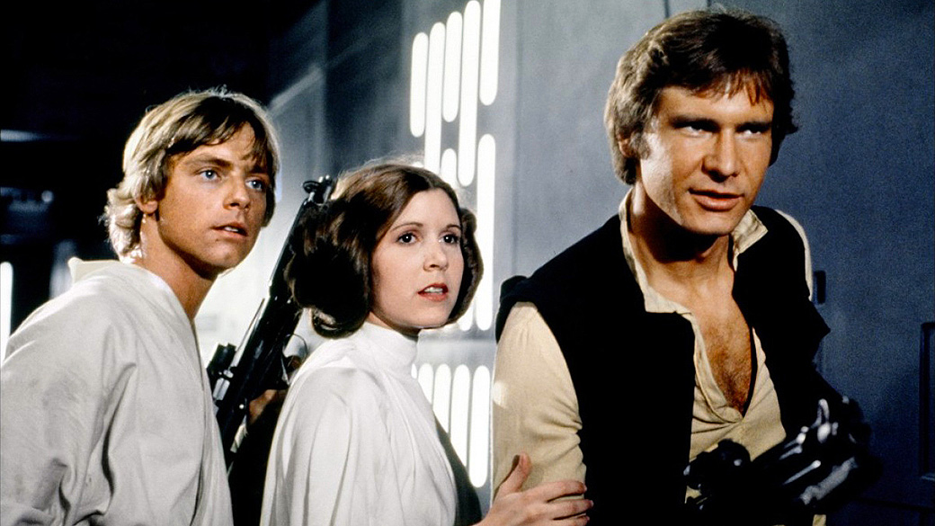 Cena de 'Star Wars: Episódio IV - Uma Nova Esperança' (1977)