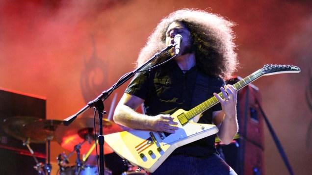 Show da banda Coheed and Cambria no palco Mundo, no terceiro dia do Rock in Rio, em 25/09/11
