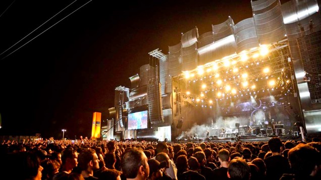 Show da banda Coheed and Cambria no palco Mundo, no terceiro dia do Rock in Rio, em 25/09/11
