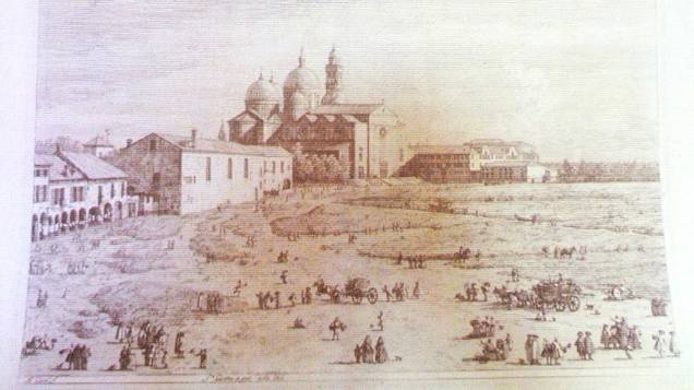 Reprodução da obra do pintor Giovanni Antonio Canal "Canaletto"