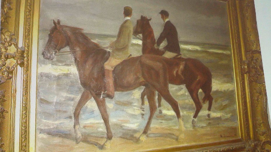 A polícia alemã recuperou 1 400 quadros entre eles obras de Picasso, Matisse, Chagall e Nolde da casa de um homem de 80 anos, em Munique. Reprodução da obra do pintor Max Liebermann