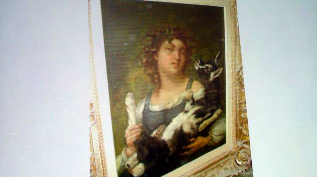 Reprodução da obra do pintor Gustave Courbet
