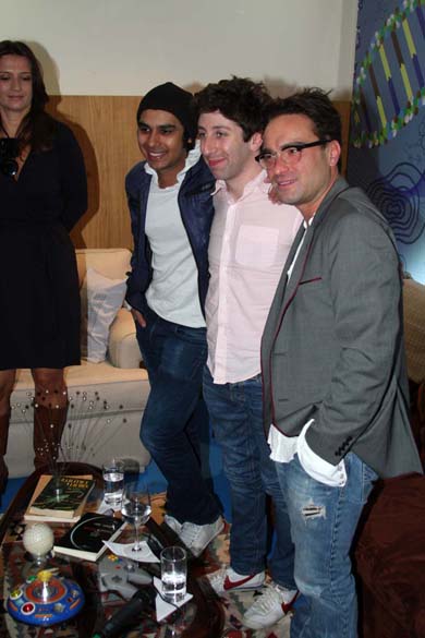 Coletiva com elenco de The Big Bang Theory, São Paulo<br>	 