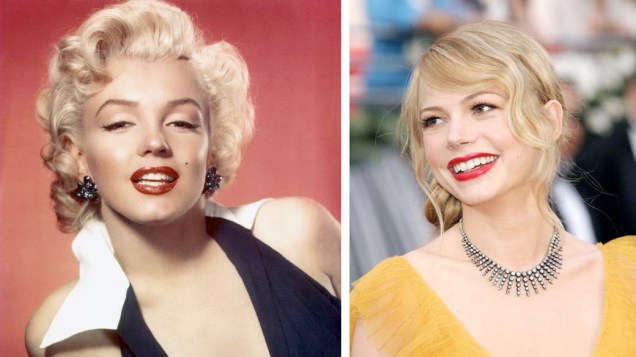 Marilyn Monroe foi interpretada por Michelle Williams no cinema