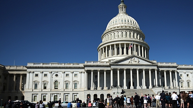 Prédio do Congresso dos EUA, na capital Washington