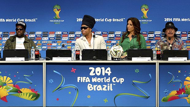 No Rio de Janeiro, Wyclef Jean, Carlinhos Brown, Ivete Sangalo e Carlos Santana