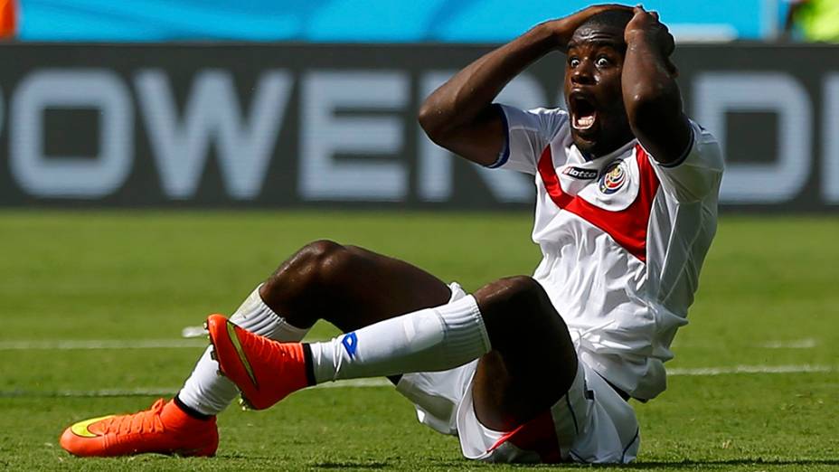  Joel Campbell durante partida contra a Itália, em Recife