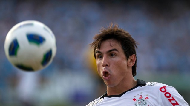 William, do Corinthians, durante partida contra  Grêmio, pelo Campeonato Brasileiro - 22/05/2011