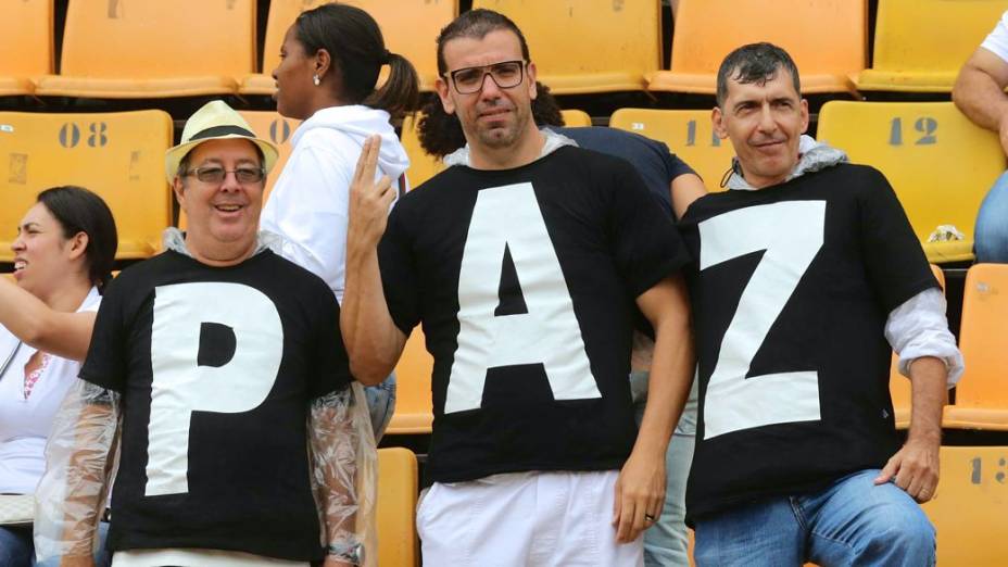 Campanha contra violência no clássico Corinthians x Palmeiras