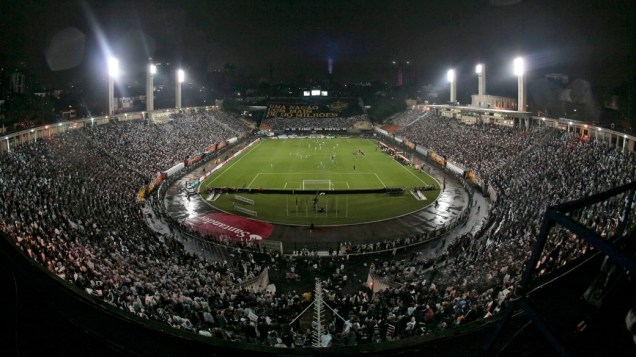 Corinthians x Santos pela Libertadores, no Pacaembu