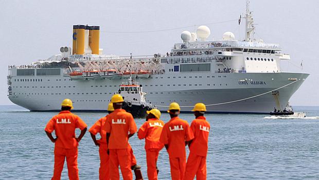 'Costa Allegra' chega com segurança às Seychelles nesta quinta-feira