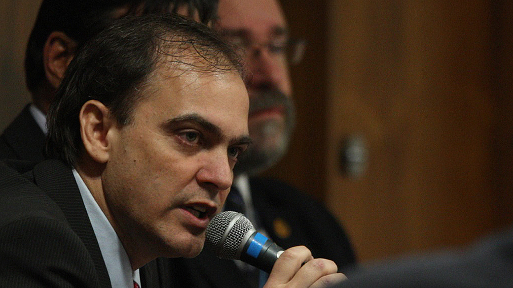 O ex-vereador Wladimir Garcez (PSDB) depõe na CPI do Cachoeira, em Brasília, nesta quinta-feira