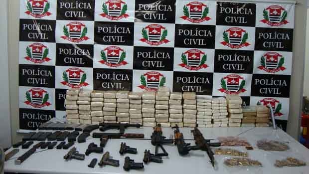 Polícia civil de São Paulo faz uma das maiores apreensões de cocaína e crack da história do estado