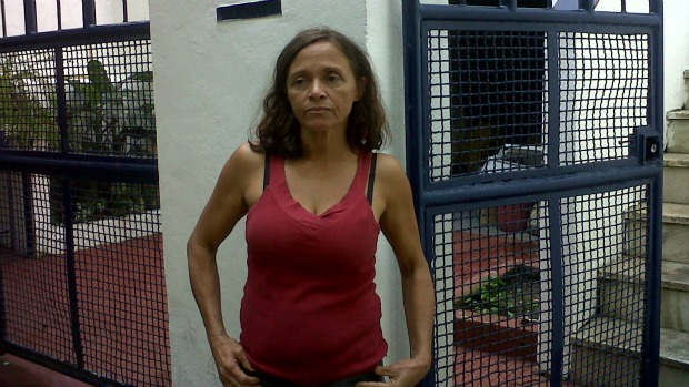 Rosângela Mello, de 53 anos, mãe de menor viciado em crack internado na Casa Vida: esperança de recuperação