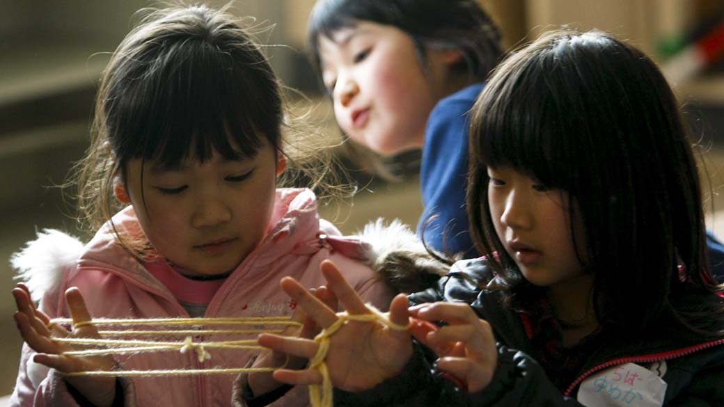 Crianças em idade escolar no Japão amam mais os personagens de