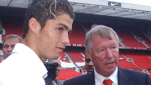 Cristiano Ronaldo e Alex Ferguson