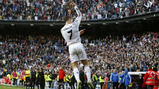 Cristiano Ronaldo marcou um dos gols da vitória do Real Madrid