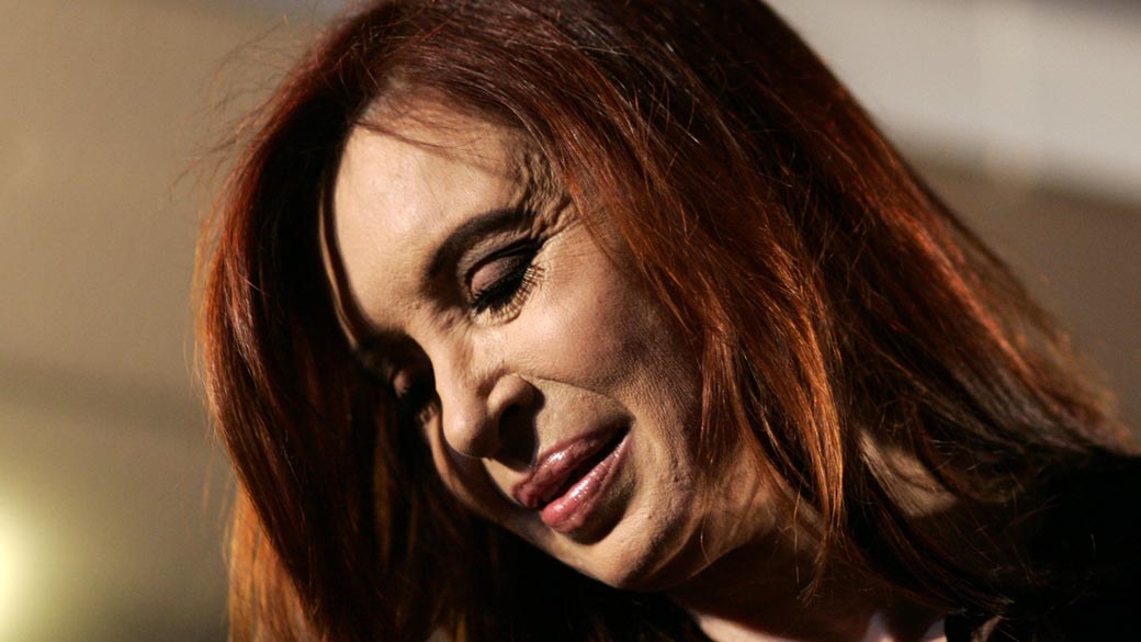 Cristina Kirchner celebra vitória das eleições presidenciais em Buenos Aires, na Argentina