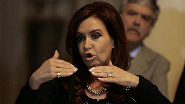 "Essa é a história dos argentinos em sangue vivo", disse Cristina Kirchner