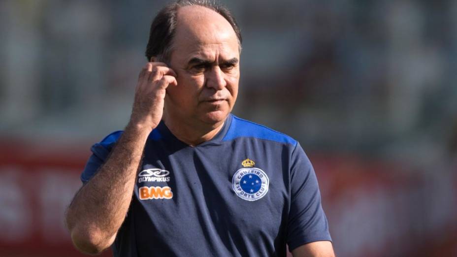 O técnico do Cruzeiro, Marcelo Oliveira