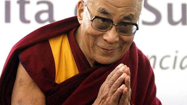 Dalai Lama Tenzin Gyatso está em São Paulo para uma série de palestras