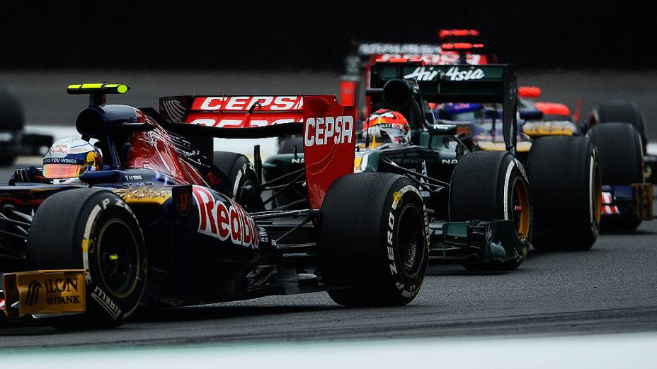 Daniel Ricciardo durante o GP do Brasil de Fórmula 1, em Interlagos