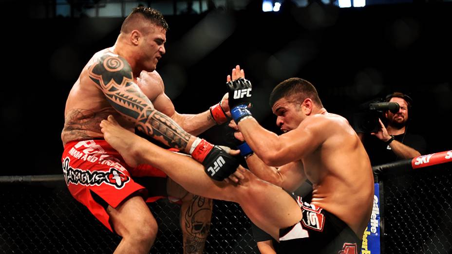  Daniel Sarafian venceu Antonio dos Santos Júnior no card principal no único duelo brasileiro do UFC Barueri, neste sabado (20)