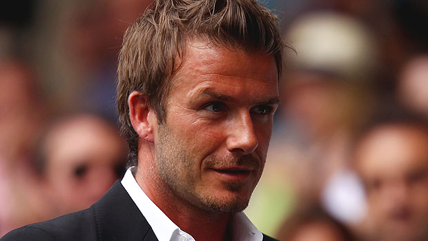 O jogador inglês David Beckham