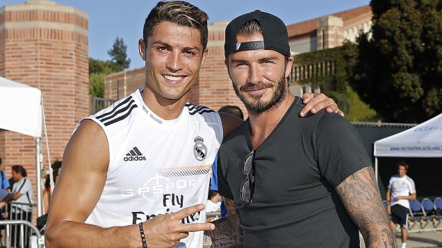 David Beckham e Cristiano Ronaldo