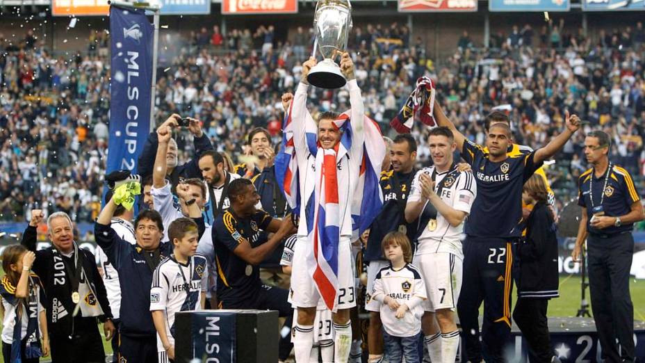 David Beckham se despediu do Los Angeles Galaxy sendo bicampeão da MLS Cup