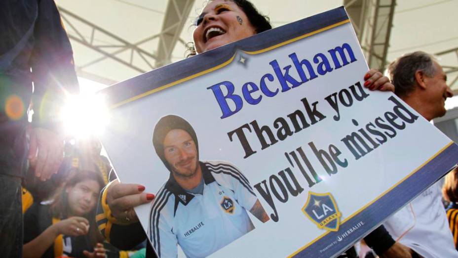 David Beckham se despediu do Los Angeles Galaxy sendo bicampeão da MLS Cup