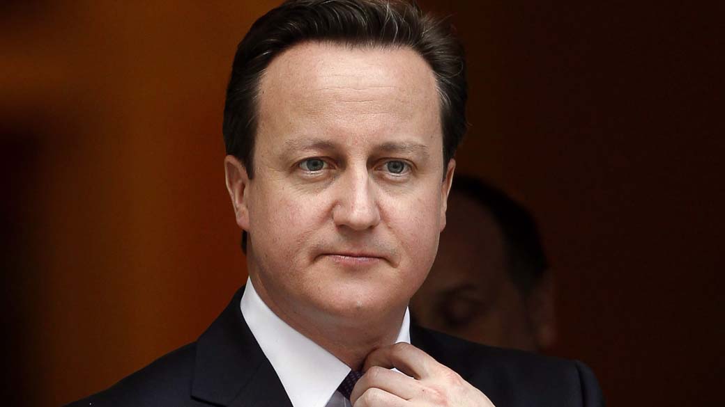 David Cameron, primeiro ministro britânico, durante evento em Londres